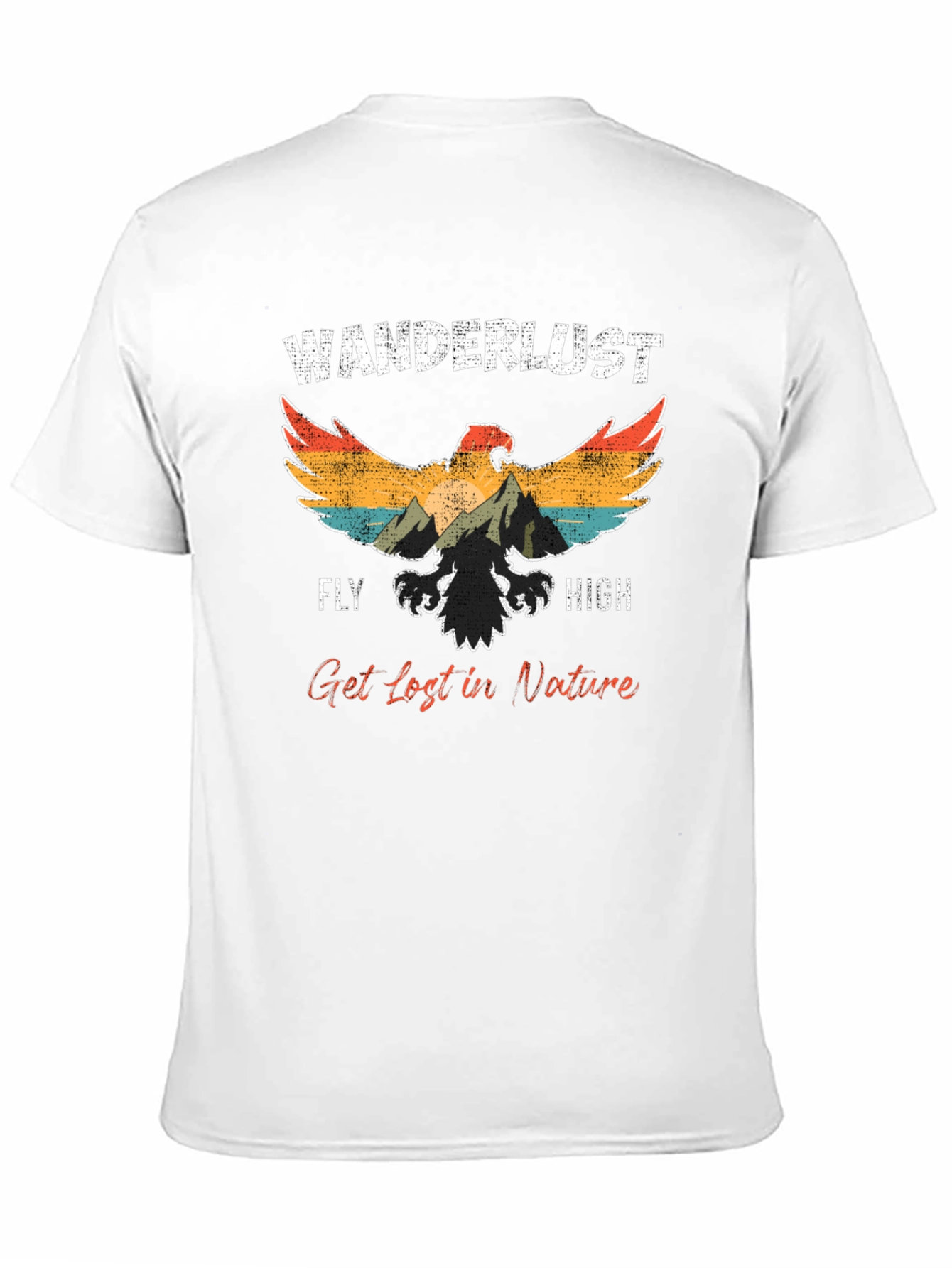 Wanderlust Eagle Graphic Tee - Fly High!