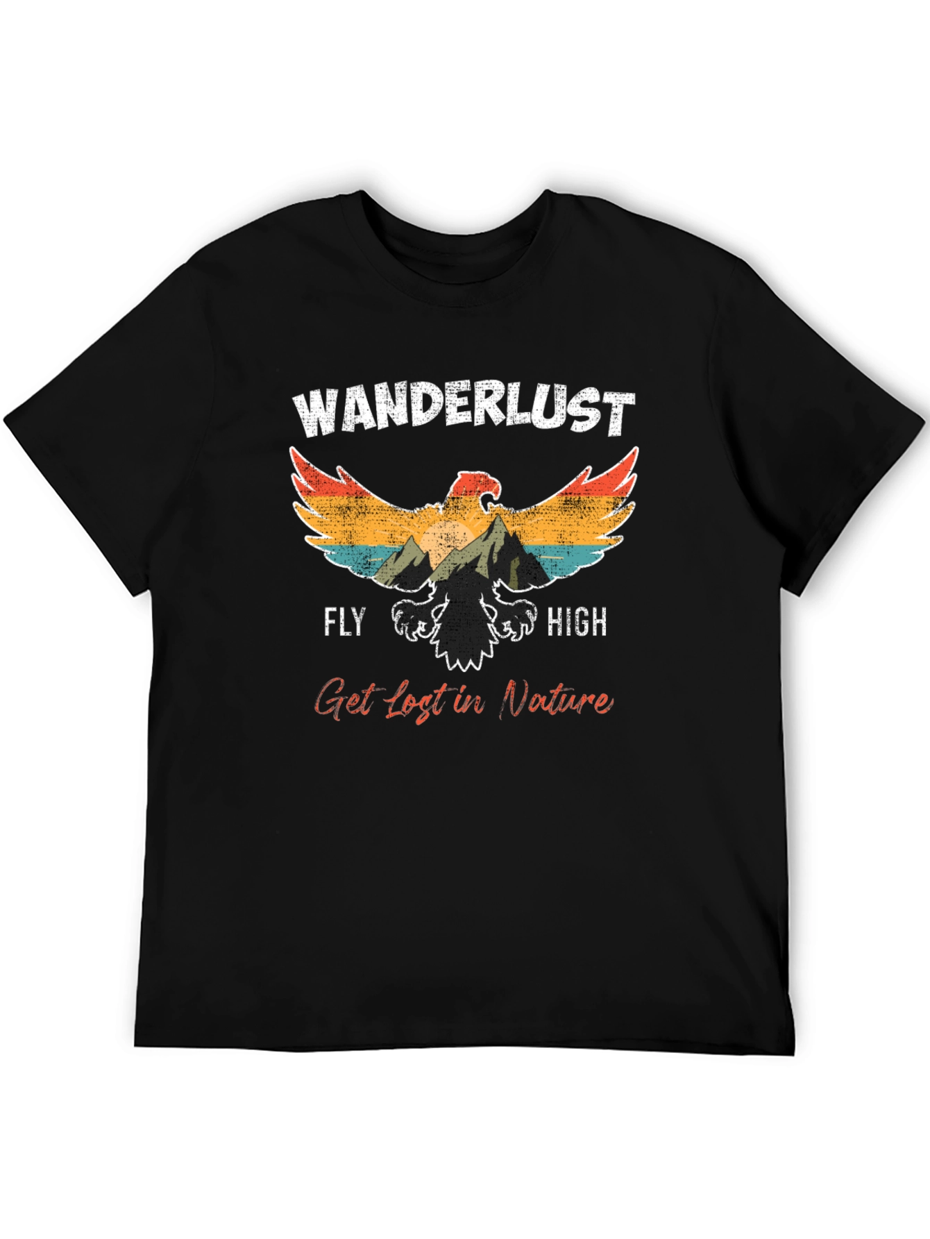 Wanderlust Eagle Graphic Tee - Fly High!