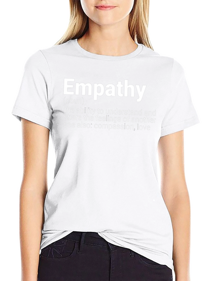 Empathy Definition Black T-Shirt