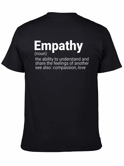 Empathy Definition Black T-Shirt