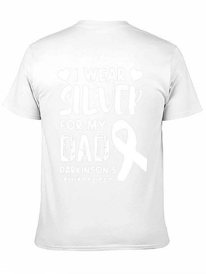 Silver For My Dad Parkinsons Awareness T-Shirt