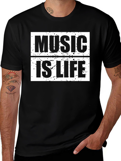 Music is Life Graphic T-Shirt