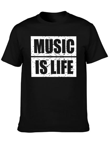 Music is Life Graphic T-Shirt