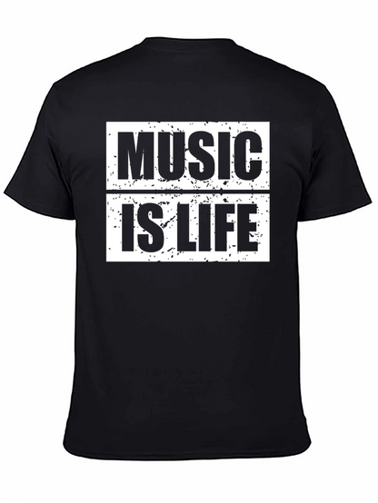 Music is Life Graphic T-Shirt