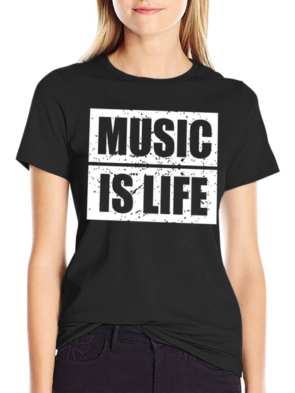 Music is Life Graphic T-Shirt