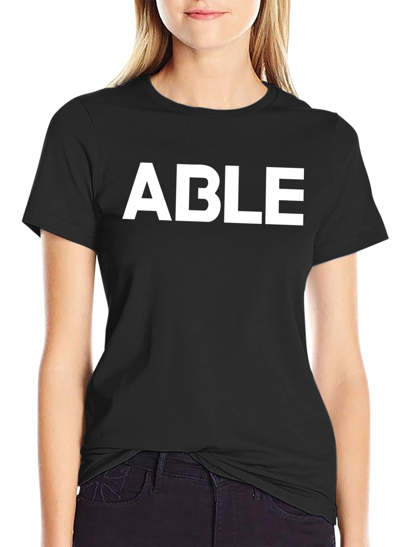 ABLE Graphic Tee - Classic Black T-Shirt