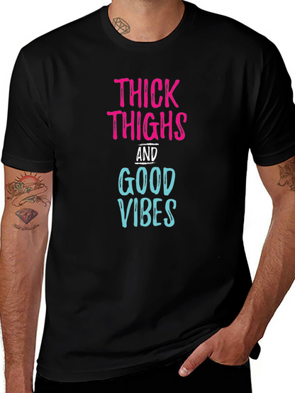 Thick Thighs Good Vibes Graphic Tee