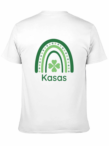 Kasa St. Patricks Day Shamrock Rainbow T-Shirt
