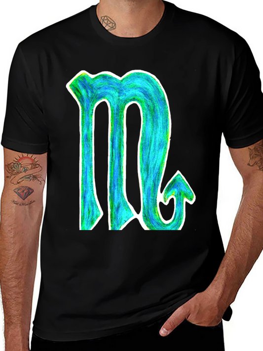 Scorpio Zodiac Sign T-Shirt - Black Graphic Tee