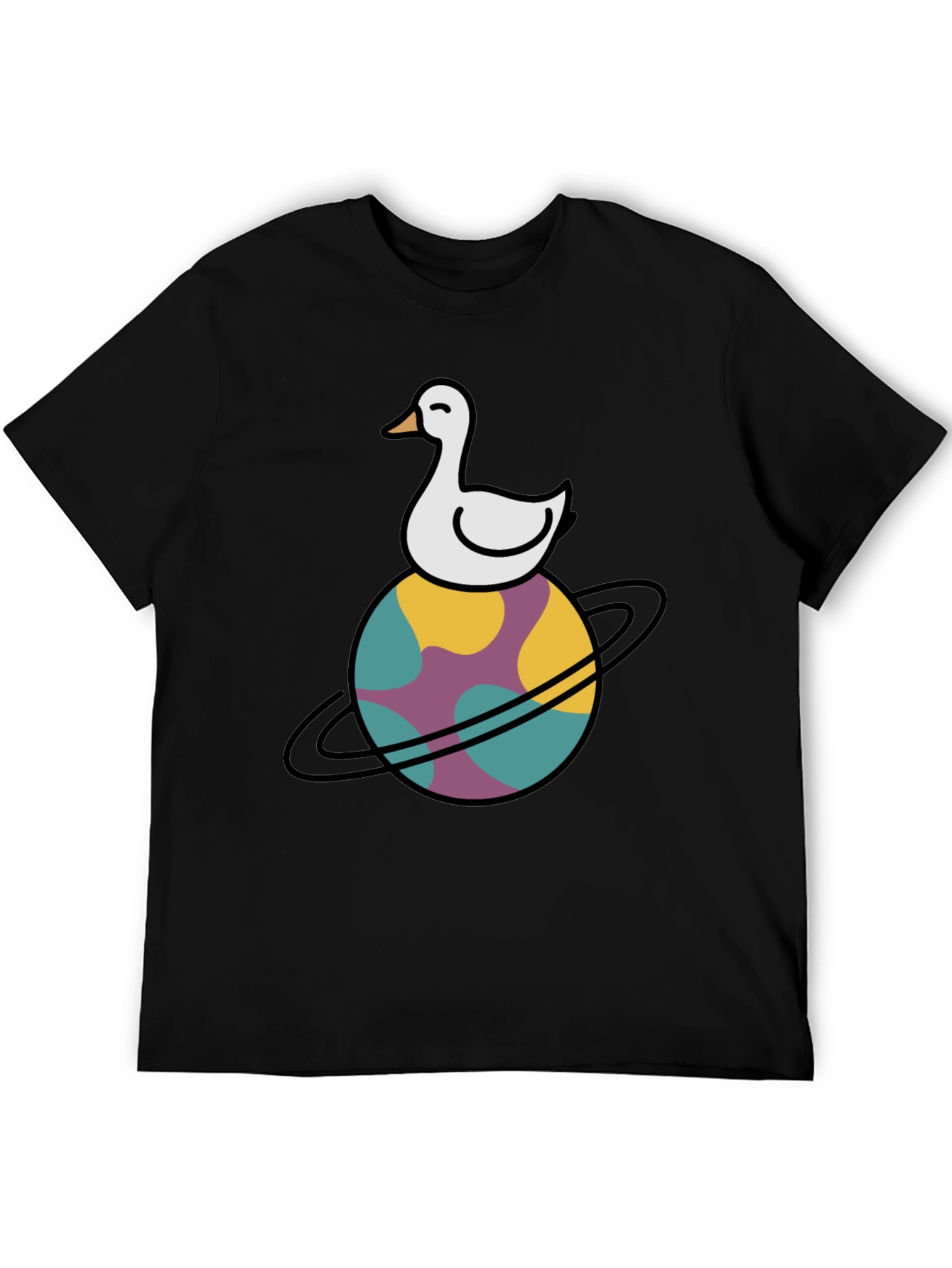 Duck Planet Tee - Quirky Graphic T-Shirt