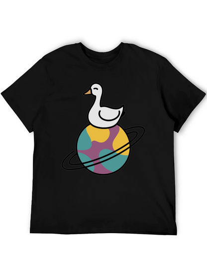 Duck Planet Tee - Quirky Graphic T-Shirt