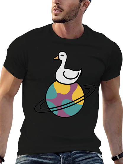 Duck Planet Tee - Quirky Graphic T-Shirt
