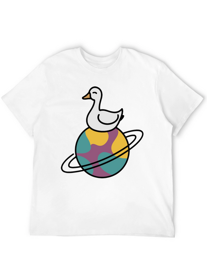 Duck Planet Tee - Quirky Graphic T-Shirt