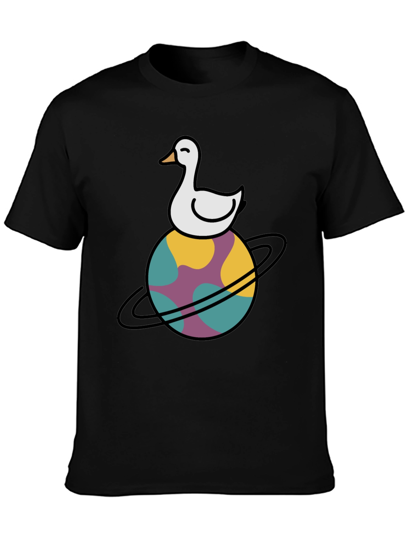 Duck Planet Tee - Quirky Graphic T-Shirt
