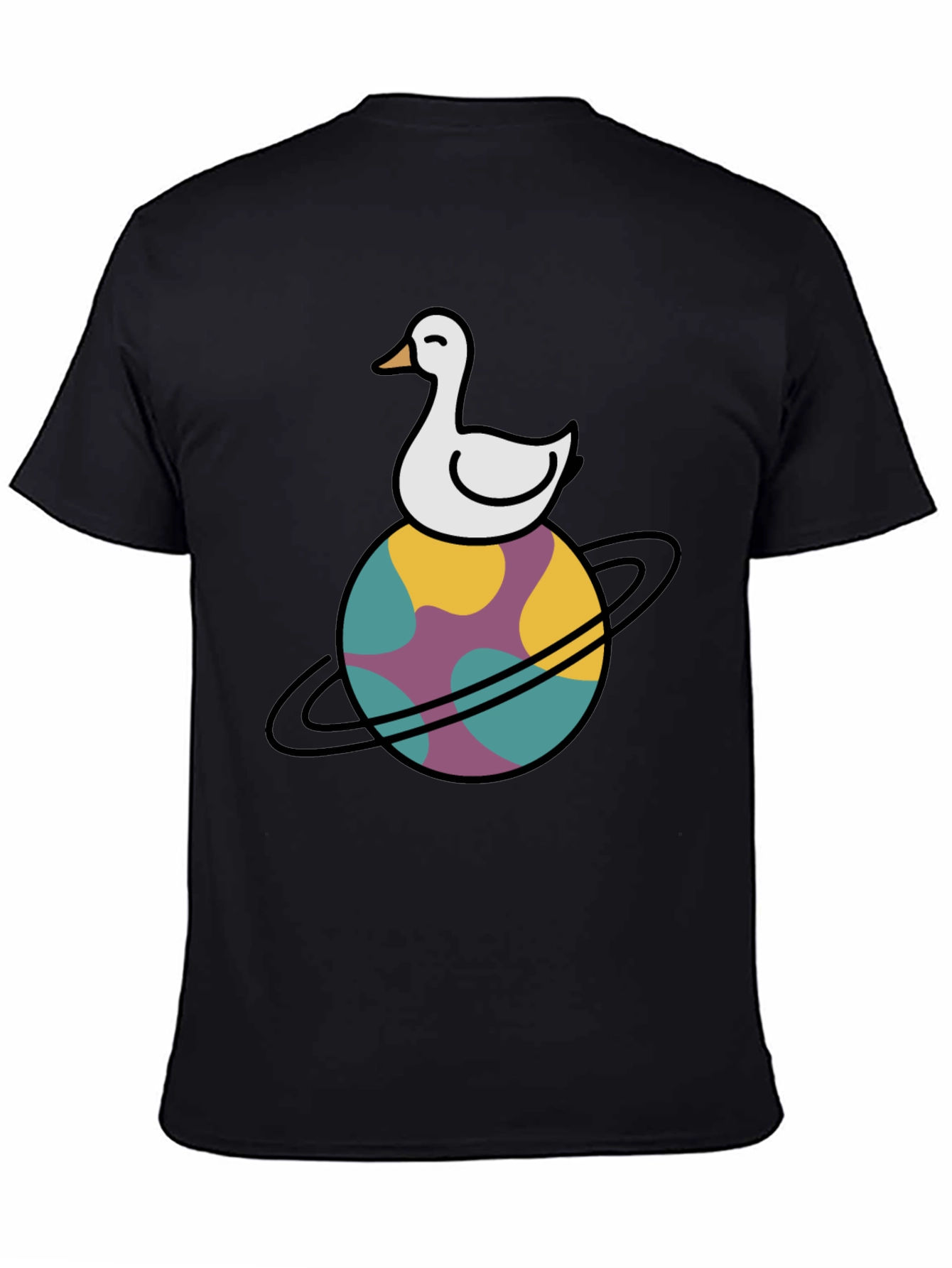 Duck Planet Tee - Quirky Graphic T-Shirt