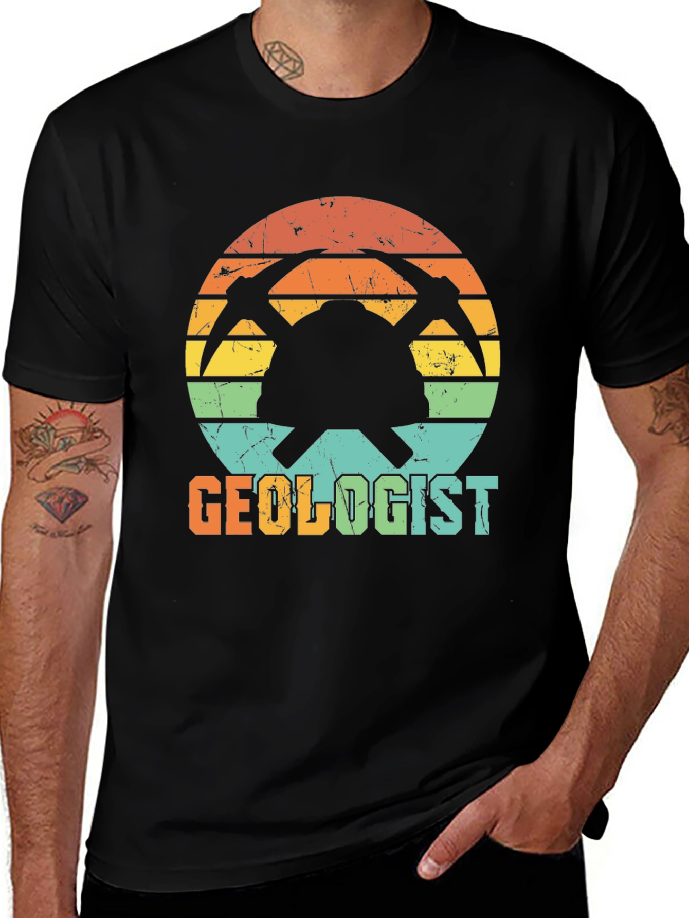 Geologist Retro T-Shirt
