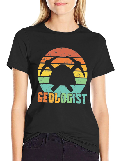 Geologist Retro T-Shirt