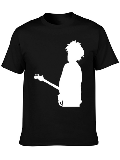 Silhouette Guitarist Graphic T-Shirt
