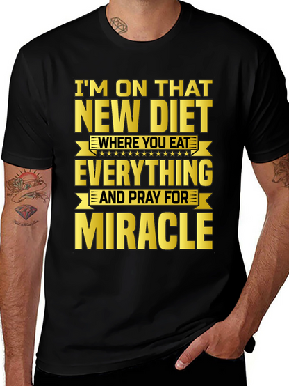Funny Diet Graphic T-Shirt