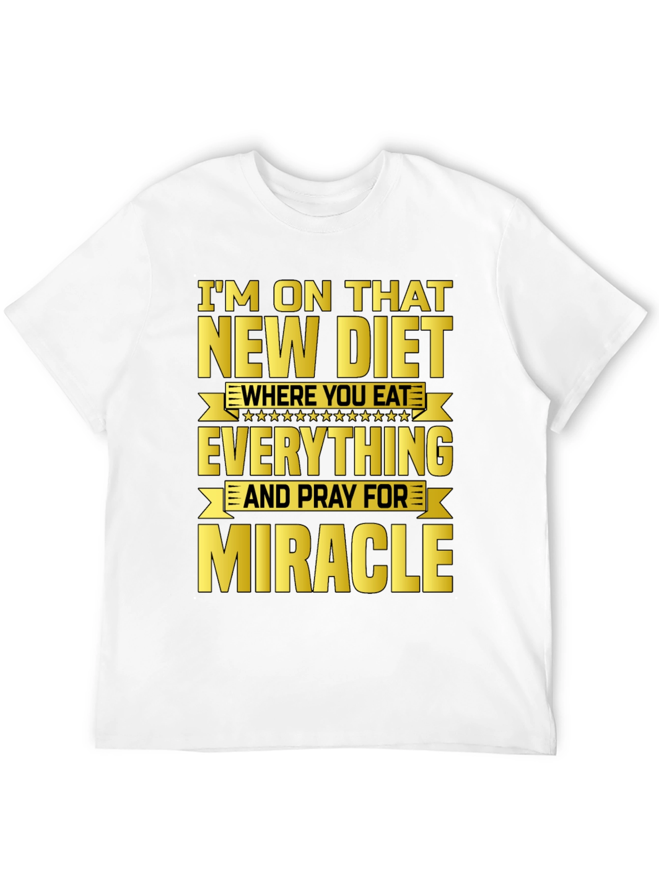 Funny Diet Graphic T-Shirt