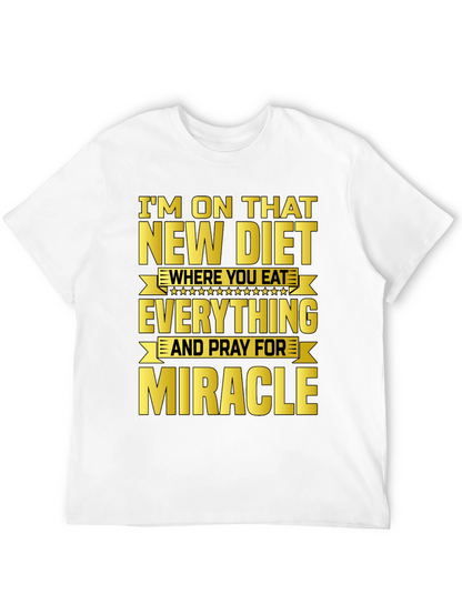 Funny Diet Graphic T-Shirt