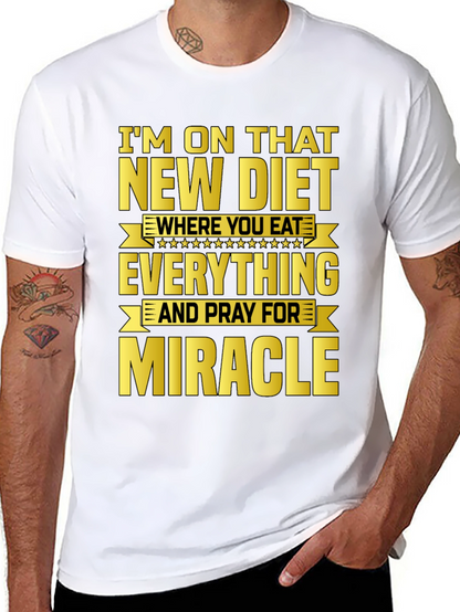 Funny Diet Graphic T-Shirt