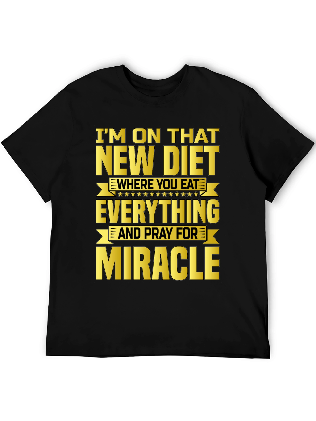Funny Diet Graphic T-Shirt