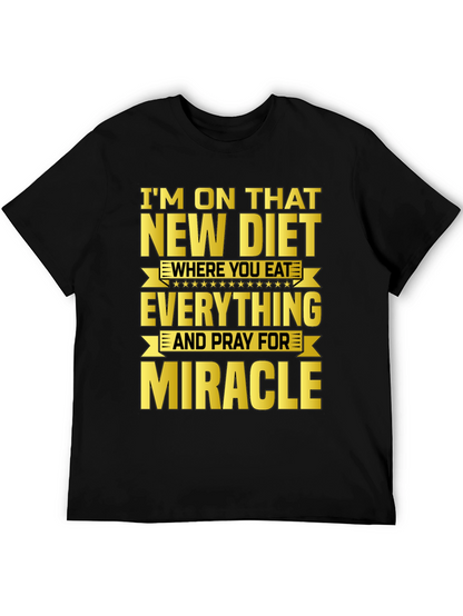 Funny Diet Graphic T-Shirt