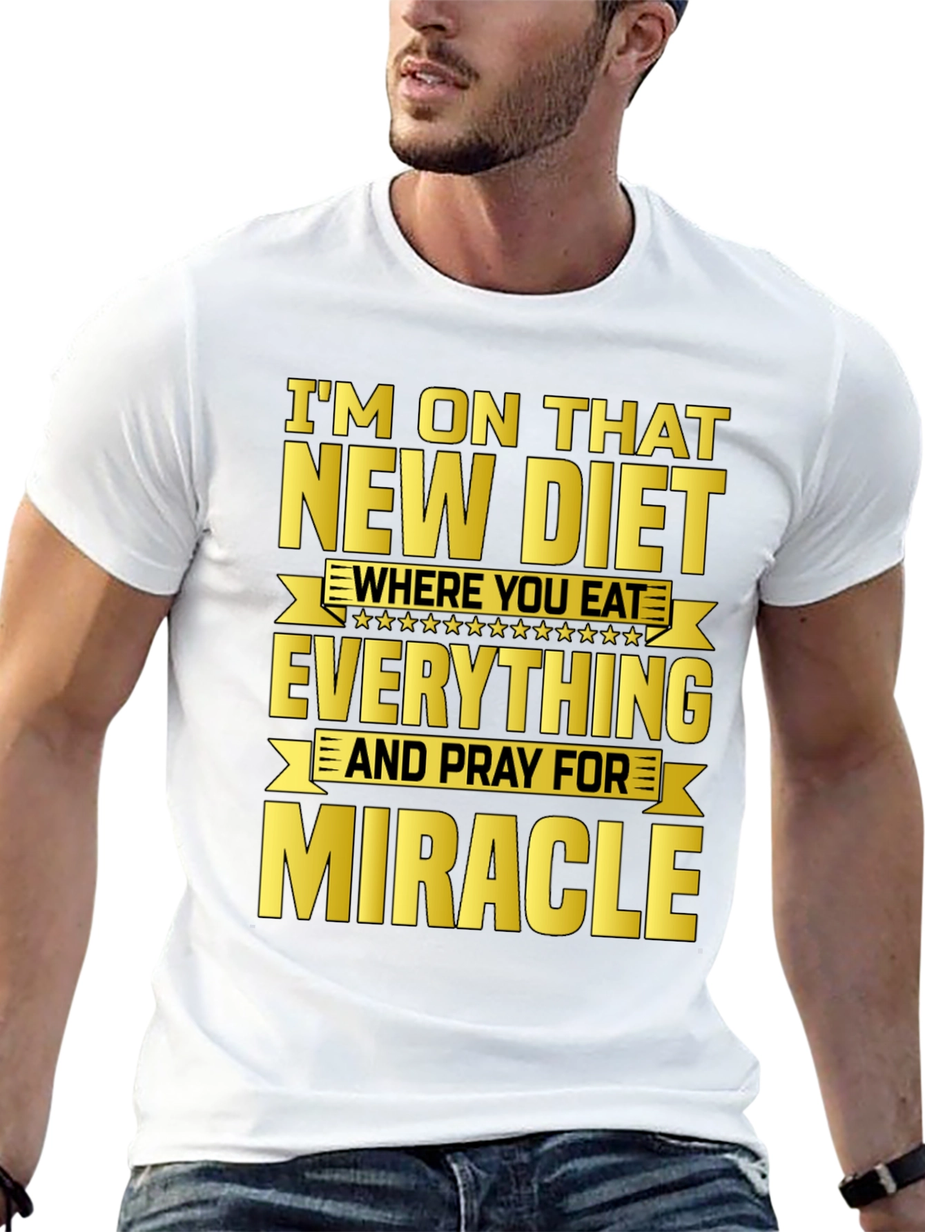 Funny Diet Graphic T-Shirt