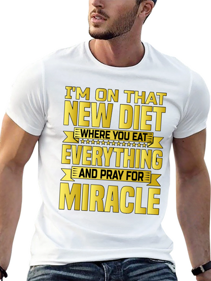 Funny Diet Graphic T-Shirt