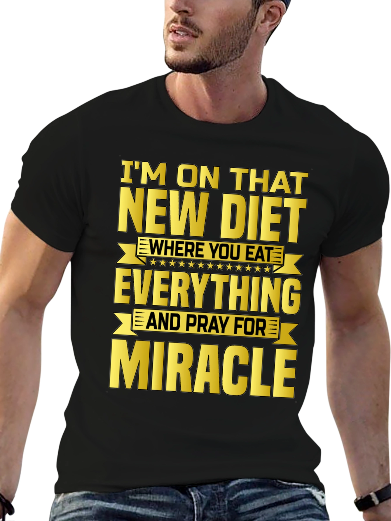 Funny Diet Graphic T-Shirt