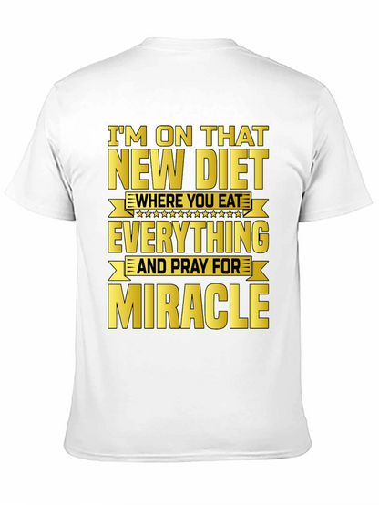 Funny Diet Graphic T-Shirt