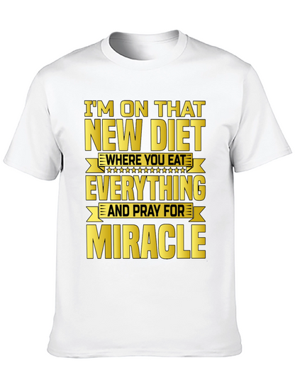 Funny Diet Graphic T-Shirt