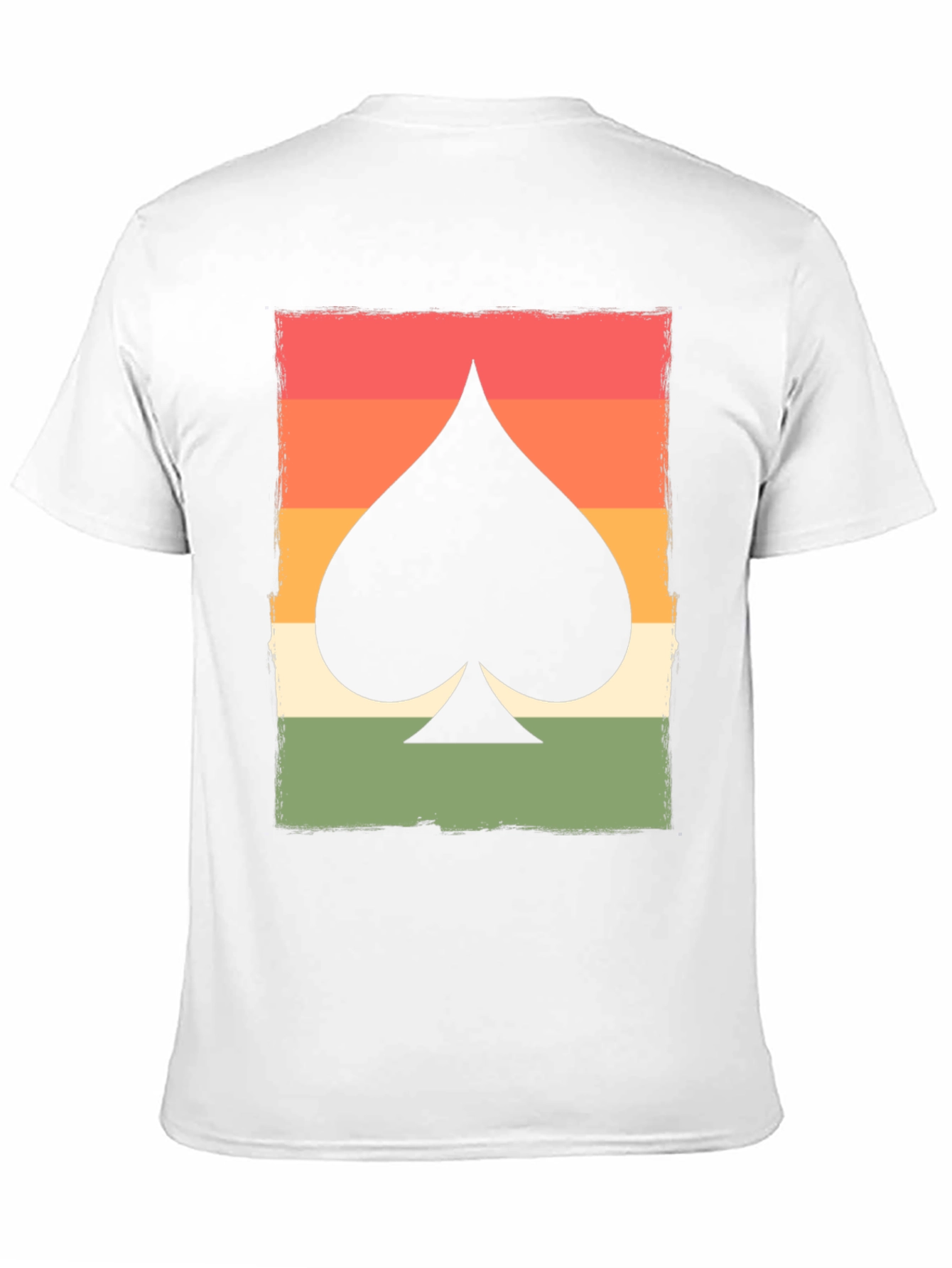 Retro Spade Card Graphic T-Shirt - Unisex