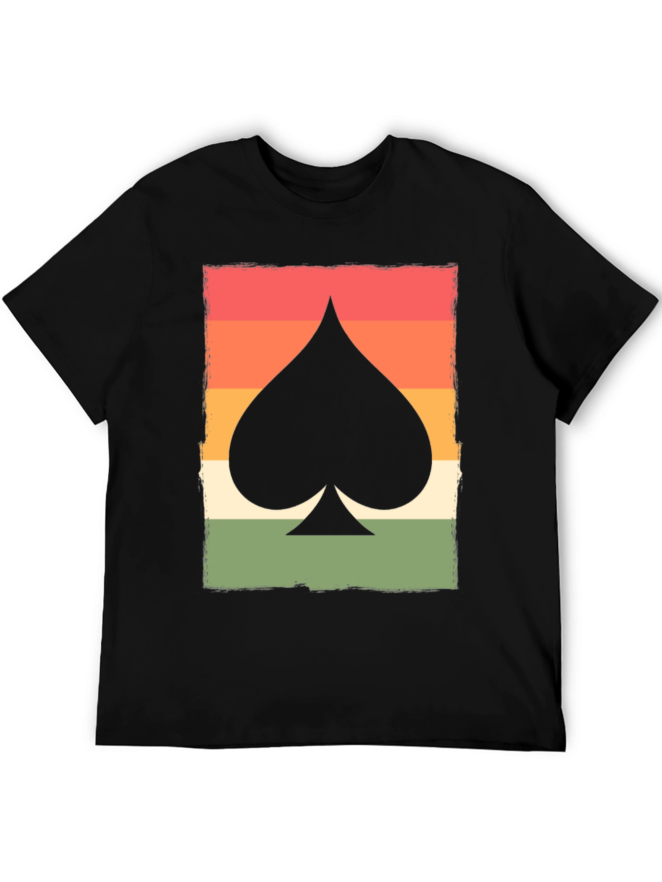 Retro Spade Card Graphic T-Shirt - Unisex