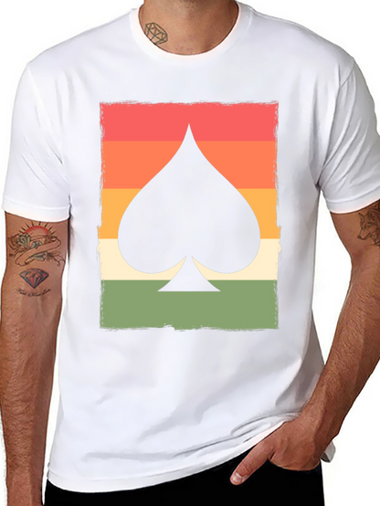 Retro Spade Card Graphic T-Shirt - Unisex