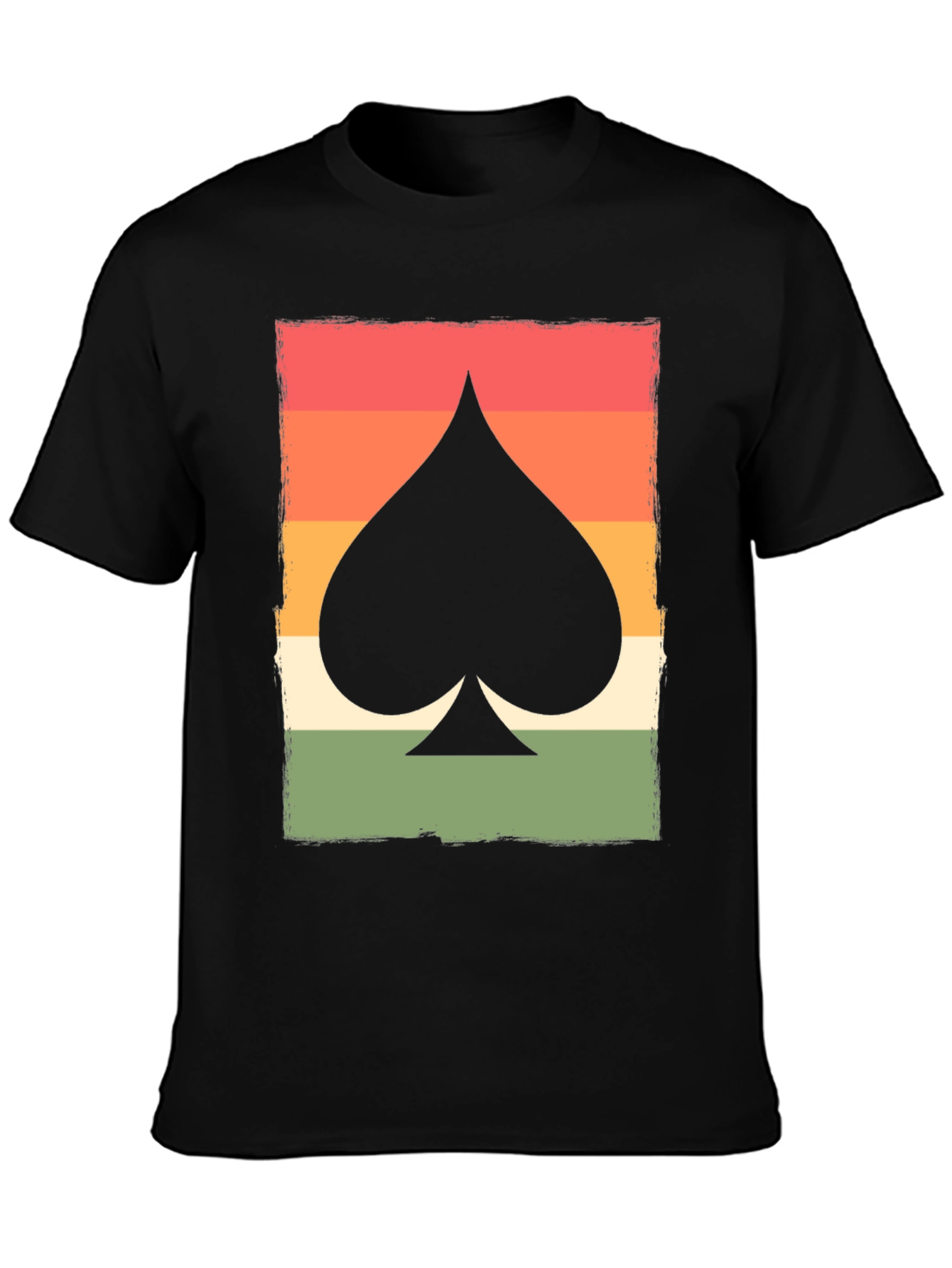 Retro Spade Card Graphic T-Shirt - Unisex