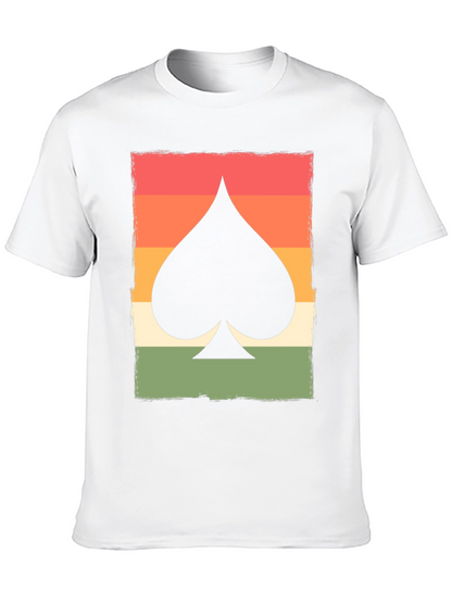 Retro Spade Card Graphic T-Shirt - Unisex