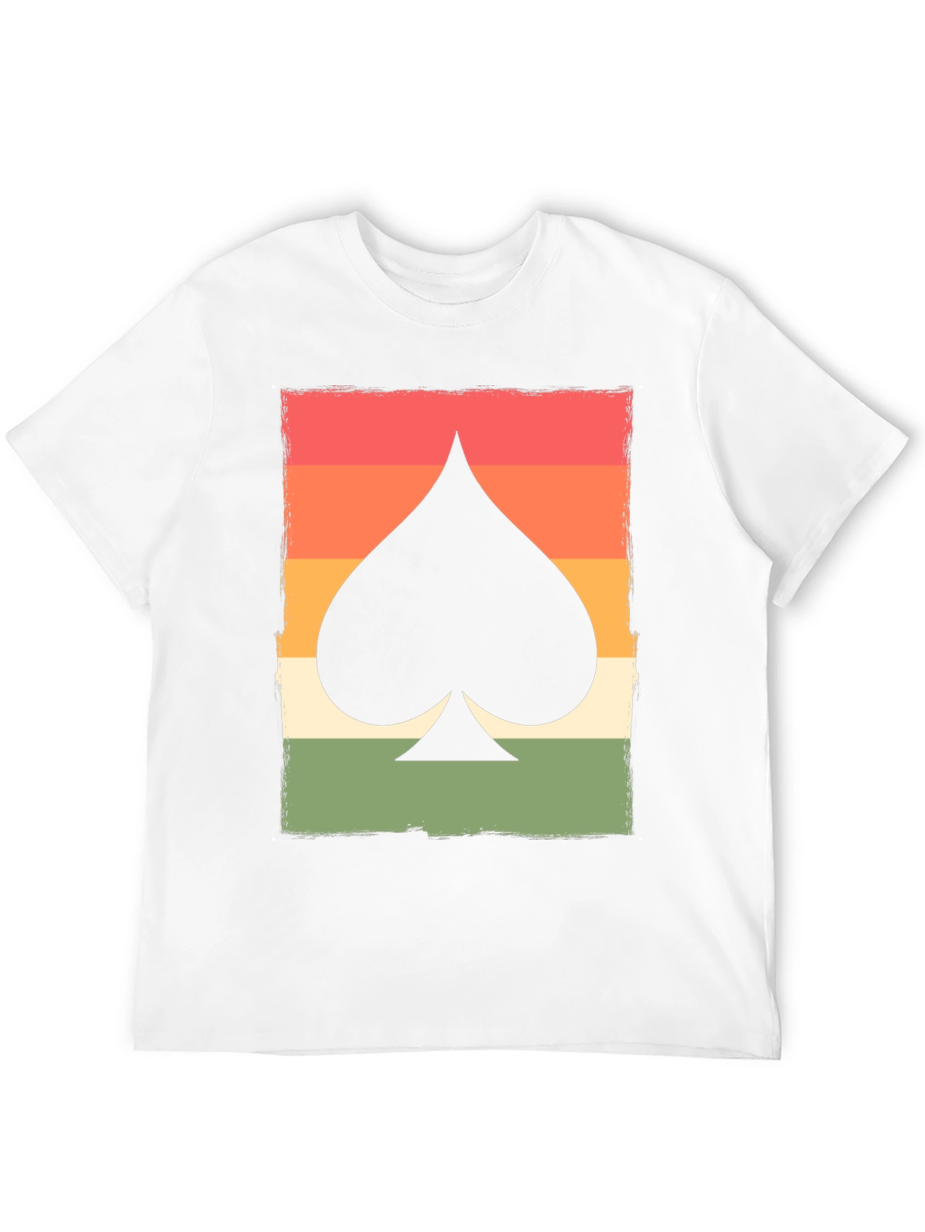 Retro Spade Card Graphic T-Shirt - Unisex