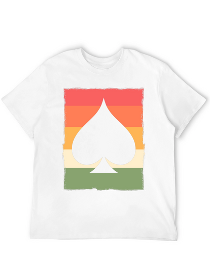 Retro Spade Card Graphic T-Shirt - Unisex