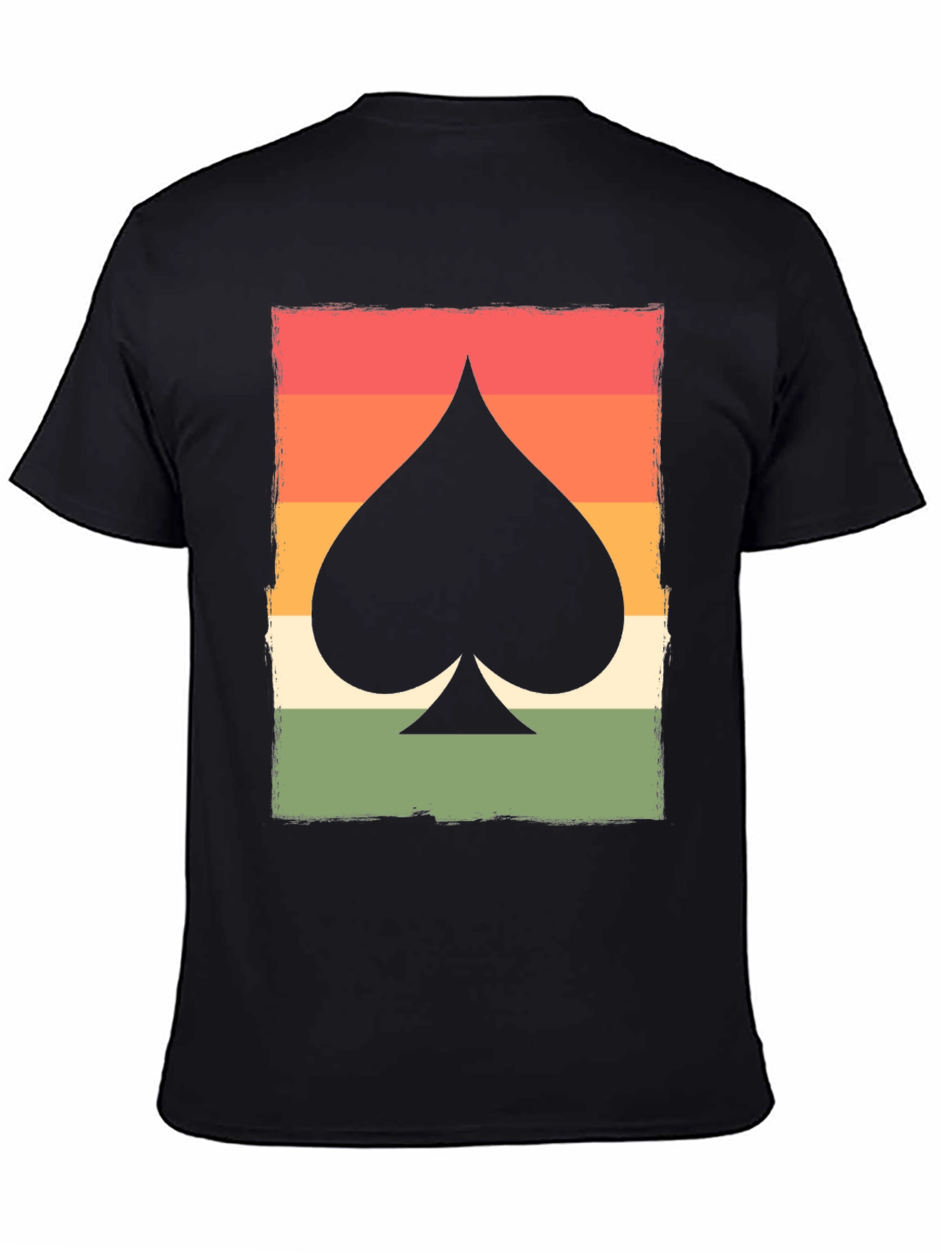 Retro Spade Card Graphic T-Shirt - Unisex