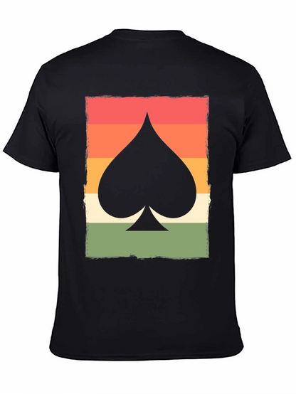 Retro Spade Card Graphic T-Shirt - Unisex