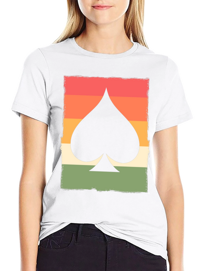 Retro Spade Card Graphic T-Shirt - Unisex