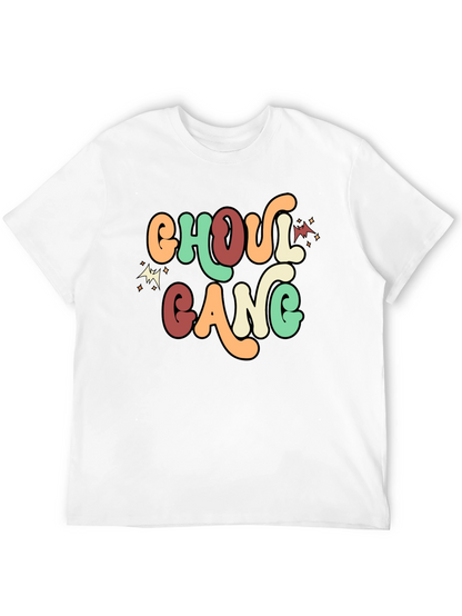 Ghoul Gang Retro Graphic Tee - Halloween Fun