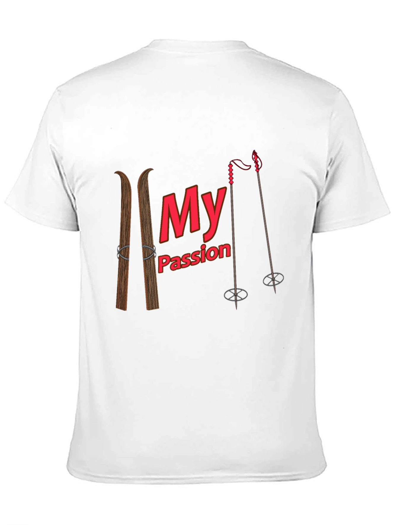 Skiing Passion Graphic T-Shirt