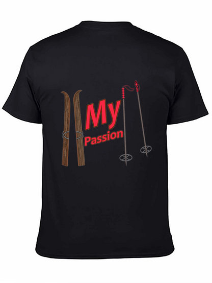 Skiing Passion Graphic T-Shirt
