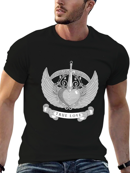 True Love Graphic Tee - Black