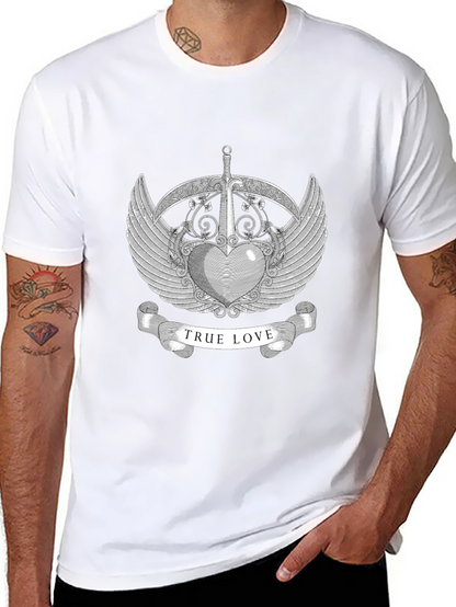 True Love Graphic Tee - Black