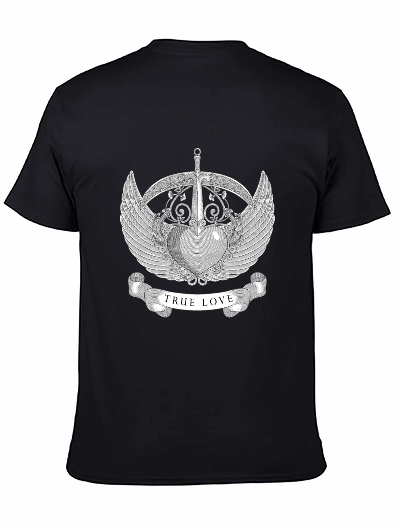 True Love Graphic Tee - Black