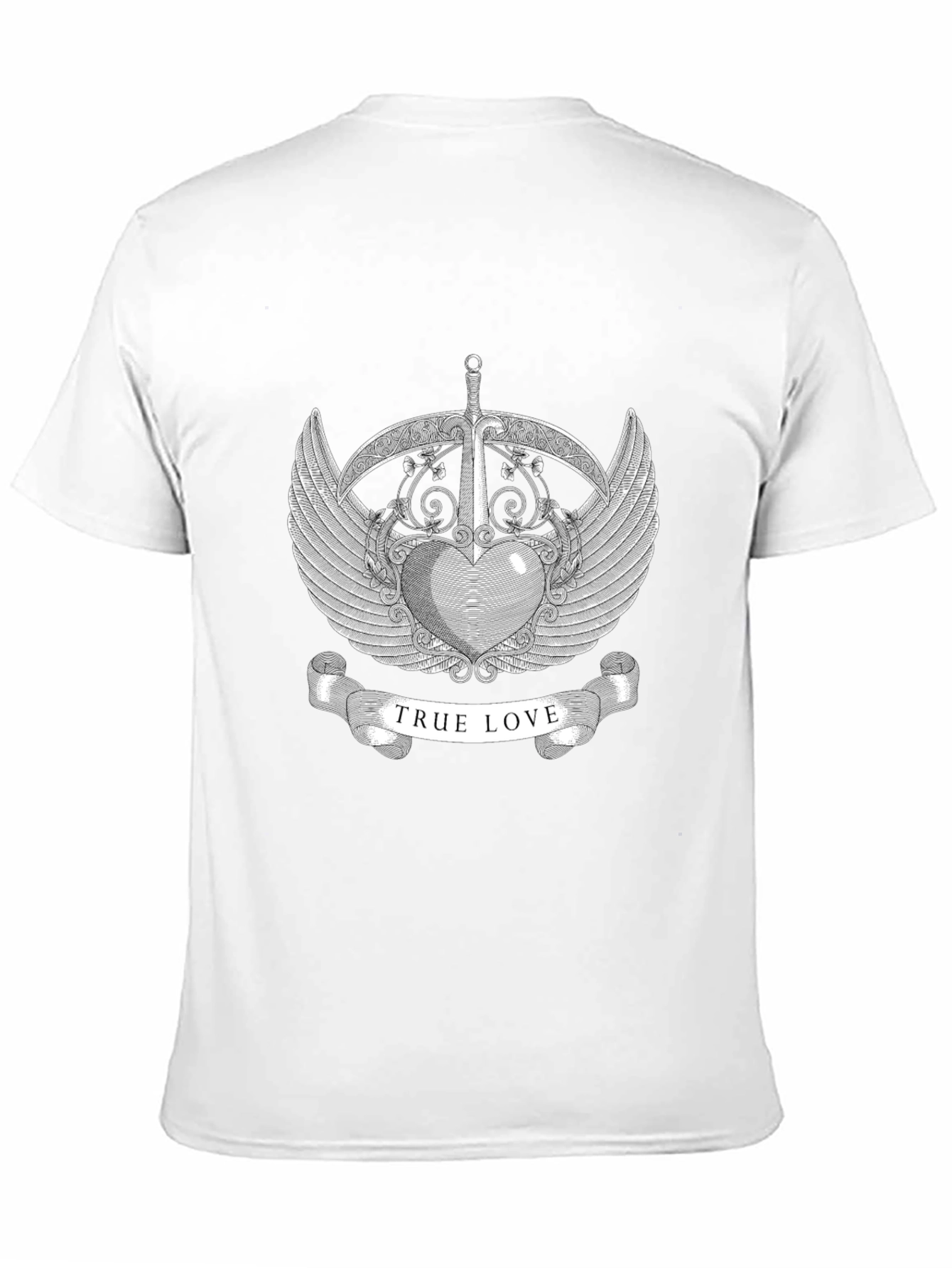 True Love Graphic Tee - Black